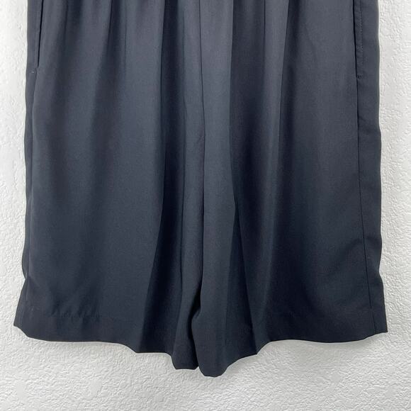 Chelsea28 Black Pleated Pull On High Rise Casual Summer Dress Shorts Small NWOT - Picture 9 of 12